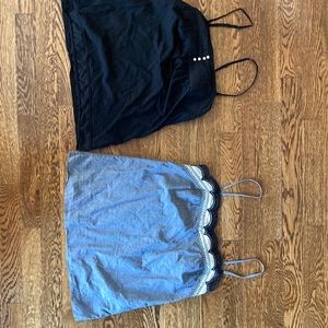 Two old navy tank tops
